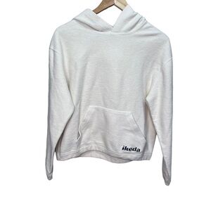 Vintage Ikeda Cream Hoody Size Small 100% Cotton